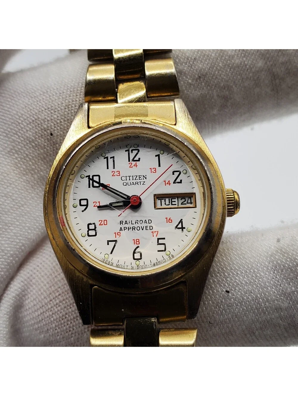Citizen Railroad Approved Watch Womens 24mm For Parts Or Repair
